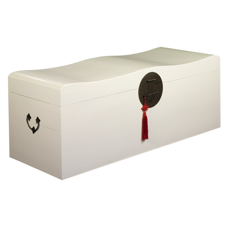 Bloomsbury Market Wooden Curved Blanket Box Wayfair.co.uk